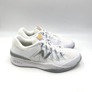 7 2A NARROW WIDTH New Balance Womens 1006 White‎ Silver Tennis Sneakers Shoes